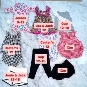 10 Lot Baby/Girls Clothing